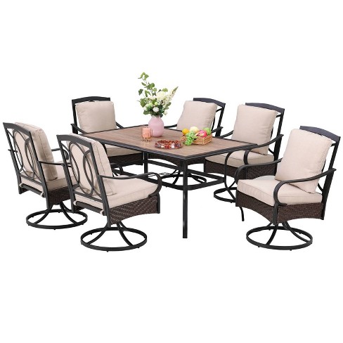 Pub table clearance with swivel chairs