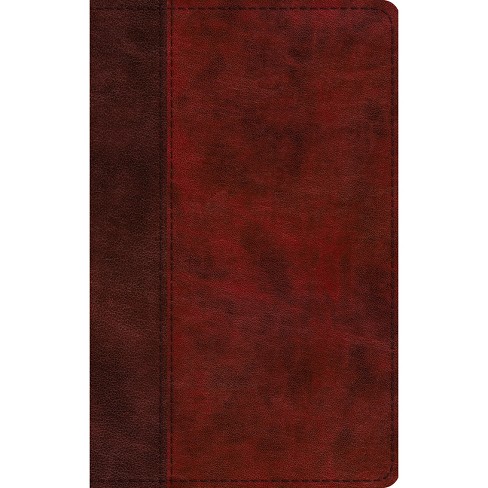 ESV Large Print Thinline Bible (Trutone, Burgundy/Red, Timeless Design) - (Leather Bound) - image 1 of 1