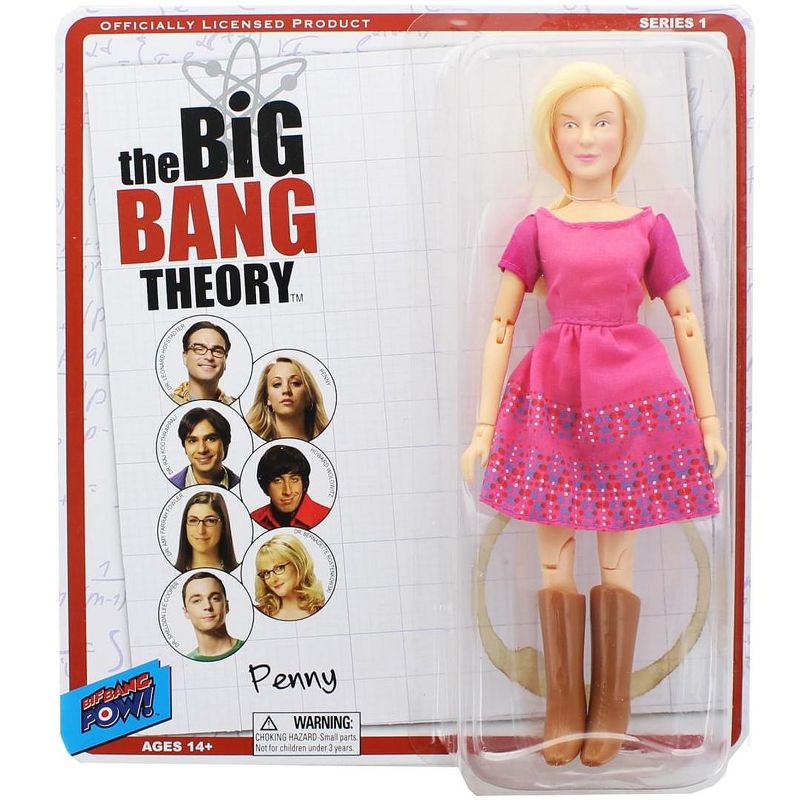 Bif Bang Pow Big Bang Theory 8" Retro Clothed Action Figure, Penny, 1 of 2