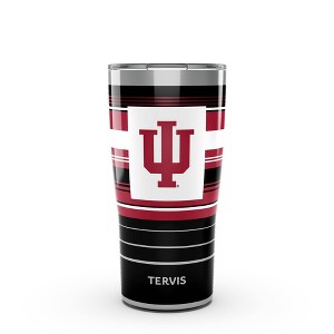 NCAA Indiana Hoosiers 20oz Hype Stripes Stainless Steel Tumbler - 1 of 4