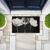 Stupell Industries Trio in Light on Black Printed Outdoor Door Mat, design by Lanie Loreth, 18"x30" - 3 of 4