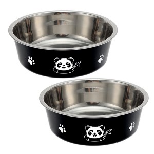 Unique Bargains Non-Skid Large Pet Bowl 6.89" Dia - 1 of 4