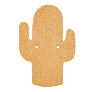 Bright Creations 300 Pack Cactus Earring Display Cards, Cardboard Holder for Selling Jewelry, Small Business Supplies, Succulents Design, 2 x 3 In - 1 of 4