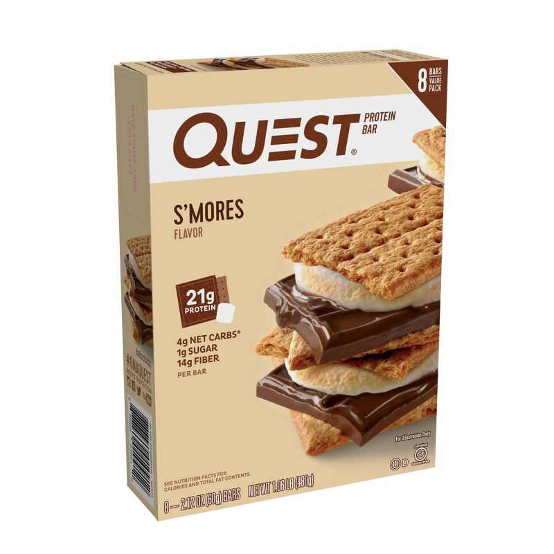 Quest Nutrition 21g Protein Bar - S'mores, 3 of 12