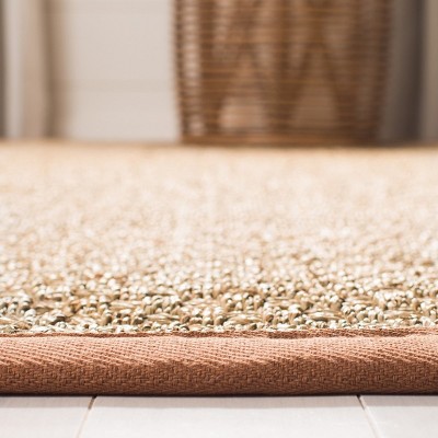 Natural Brown Hand-Knotted Cotton Area Rug 8' x 10'