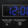 Ivation Waterproof Large Digital Clock, Outdoor Large LED Clock with Stopwatch, Alarms & More! - 3 of 4