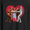 Men's - Wizard of Oz - Dorthy and Friends Photo Heart Long Sleeve Graphic T-Shirt - 2 of 4