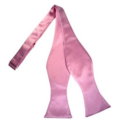 Men's Solid Color 2.75" x 4.75"  Adjustable 16" - 22" Self-Tie Bow Tie for Tuxedo & Wedding