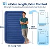 Itopfox Twin XL Air Mattress with Built-in Pump, 18" Raised Comfort, Upgraded Length, Dual-Layer Leakproof, Supports 500 lbs, 2 Min Inflation - 3 of 4