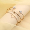 SOHI Women's California Gold The Traid Multi-Layer Bracelet - 2 of 4