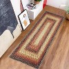 Entryway Rug Small Throw Rug Machine Washable Floor Cover Braided Printed Area Rug Indoor Non Slip Farmhouse Rug Boho Accent Rug - 2 of 4