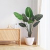Artificial Plants Indoor, Bird of Paradise Fake Plant, Banana Leaf Tree, Tropical Palm Trees Room Decor, Floor Plant for Home Garden Living Room - 2 of 4