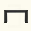 KIGFTSOD Long Oak Veneer Console Table with Curved & Straight Line Design, Behind the Couch Farmhouse Table for Entrance Hallway Living Room - 2 of 4