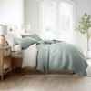 FIONECA Reversible All Season Quilt Set Double Brushed Microfiber Neutral Tone - 3 of 4