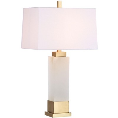 Rozella 29.5-Inch White and Gold Marble Table Lamp