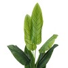 GlasFlength Artificial Plants Artificial Rubber Tree Artificial Strelitzia Tree Faux Plants for Indoor Home Decor, Green, 27.5"*25.5"*59" - 4 of 4