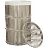 Libby Laundry Basket with Liner (Set of 2) - HAC6502 - White/White Washed - Safavieh - 3 of 4