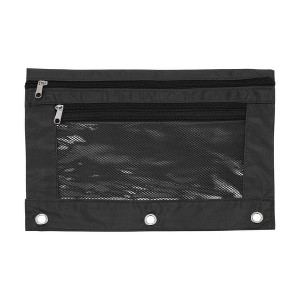 Unique Bargains Pencil Case for 3 Ring Binder Double Layer Smooth Zipper for Folders - 1 of 4