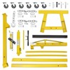 2-Ton Heavy Duty Folding Engine Hoist - Shop Crane with 6 Casters & Engine Lift Lever, 4000LB Capacity, for Automotive, Workshop Use - 3 of 4