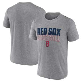 MLB Boston Red Sox Men's Gray Athletic T-Shirt