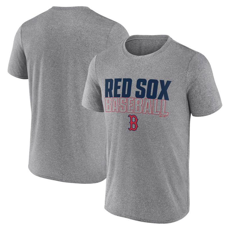 MLB Boston Red Sox Men's Gray Athletic T-Shirt, 1 of 4