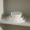 Stone Lain Fosca 16-Piece Dinnerware Set Bone China, Service for 4, Matte White - image 2 of 4