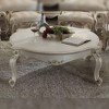54" Picardy Coffee Table Antique Pearl - Acme Furniture - 3 of 4