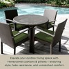 Honeycomb Outdoor Premium Dining Seat Cushion  (2-Pack) - 3 of 4