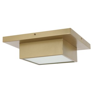 Kylin 2 Light 15" Flush Mount - FLU4067 - Gold - Safavieh - 1 of 4