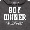 Men's - Instant Message - Boy Dinner Way Of Life Graphic Fleece Pullover Hoodie - 2 of 4