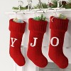 Knit Monogram Christmas Stocking Red - Wondershop™ - 2 of 3