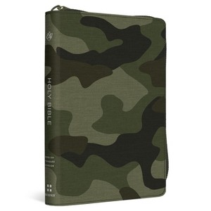 ESV Compact Bible (Canvas with Zipper, Camo Design) - by  Esv Bibles (Hardcover) - 1 of 1