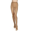 Memoi Women's 12 Denier Soft Sheen Crystal Sheer Control Top Pantyhose - 2 of 3