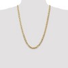 Black Bow Jewelry Men's 7mm, 14k Yellow Gold, Concave Anchor Chain Necklace - 2 of 4