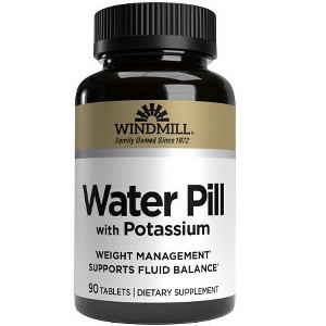Windmill Water Pill with Potassium Tablets 90 Ct - 1 of 2