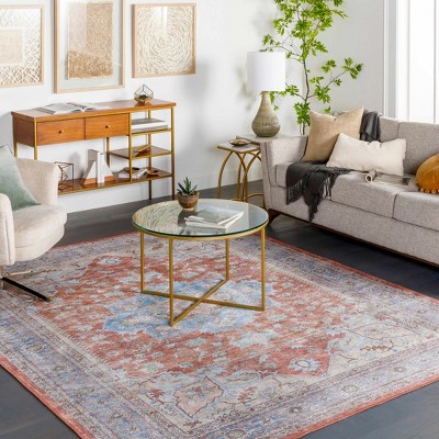 Hauteloom Brown Bagamanoc Medallion Washable Area Rug