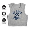 Women's University of California, Davis Mascot Sleeveless Crop Top Tank - 4 of 4