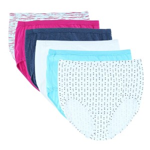 Fruit of the Loom Women's  Fit For Me Assorted Brief (6 Pack) - 1 of 4