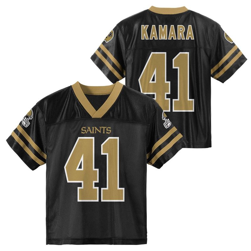 NFL New Orleans Saints Toddler Boys&#39; Short Sleeve Kamara Jersey, 1 of 4