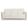 79.5" Modern 3 Seater Sofa Couch, Comfy Couches with Side Pocket & Cushion, Upholstered Deep Seat Sofa for Living Room Apartment Bedroom - 4 of 4