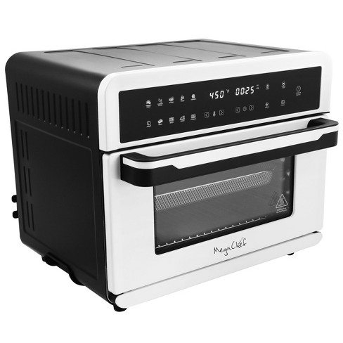 Betty Crocker Air Fryer Convection Toaster Oven, 0.8 Cu. Ft. 6 Slice  Capacity, 7 Functions, Pizza, Bagel, Roast, Bake & Keep Warm Settings :  Target