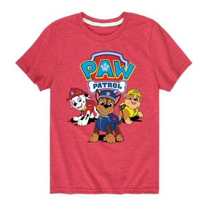 Boys' - Paw Patrol - Logo Group Short Sleeve Graphic T-Shirt - 1 of 4