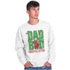 Funny Dad Bod Christmas Edition Men's Crewneck Sweatshirt Brisco Brands - 4 of 4