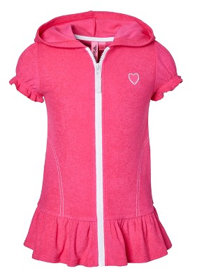 Sportoli Beach Coverups for Girls Swimsuit Cover Up Cotton Terry Hood Swim Robe Swimwear