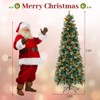 Costway 5/7.5/9 FT Artificial Xmas Tree with 453/1096/1416 Branch Tips 230/460/560 Warm White LED Lights - image 3 of 4