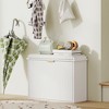 HOMCOM Shoe Bench with Padded Seat Cushion and Flip-Drawer, Entryway Bench - 2 of 4