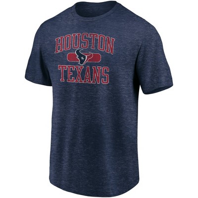 NFL Houston Texans Men's Heather Short Sleeve T-Shirt - S