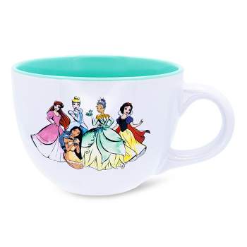 Silver Buffalo Disney Princess 24oz Ceramic Soup Mug