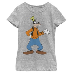 Girl's Disney Goofy Wave T-Shirt - 1 of 4