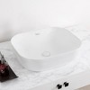 ALFI  Isabella Plus Collection Rectangular Above Mount Basin with Center Drain - 4 of 4